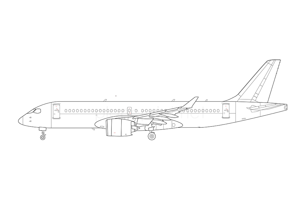 A220-300 Print