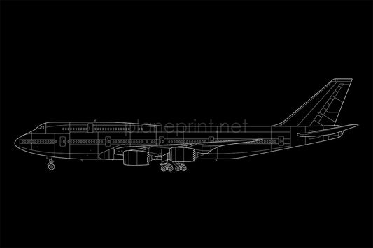 B747-8 Print
