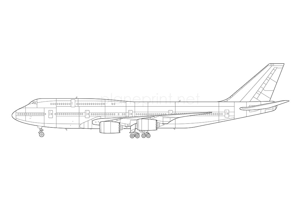 B747-8 Print
