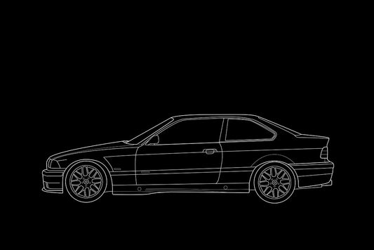 E36 Car Print