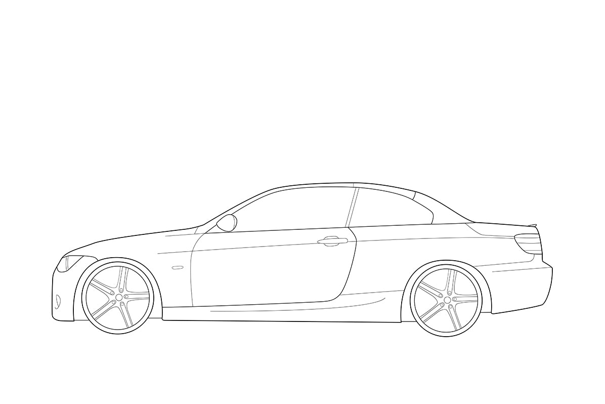 E93 Car Print