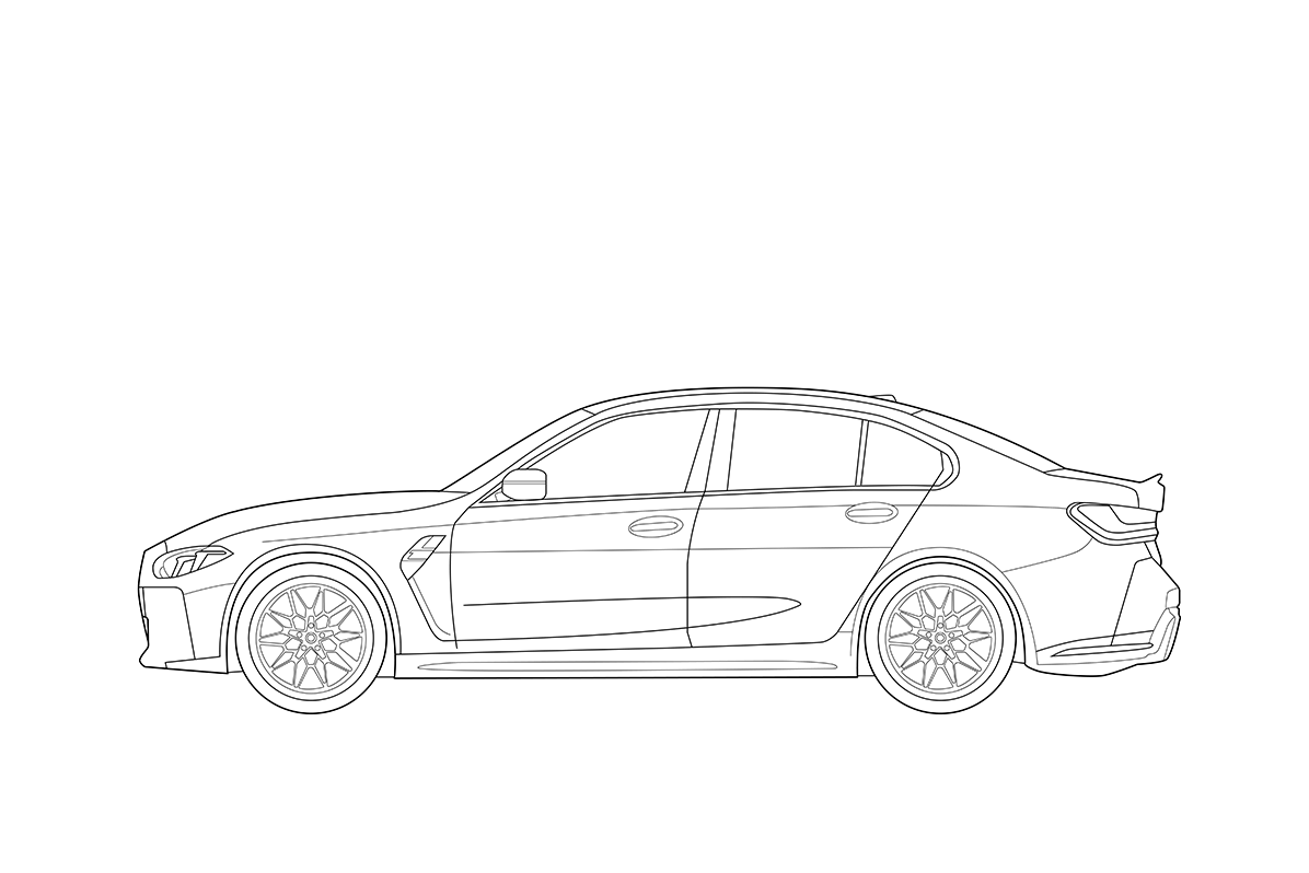 M3 Car Print