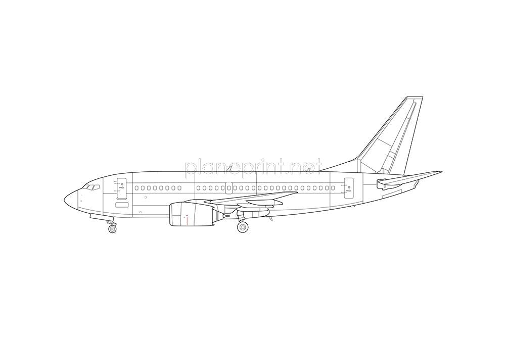 B737-500 Print