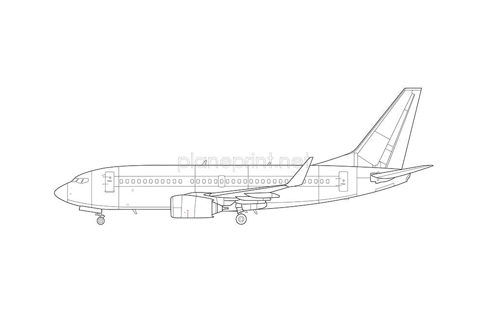 B737-700 Print