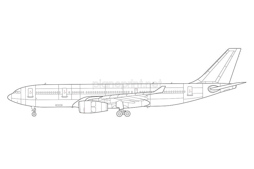 A330-200 Print