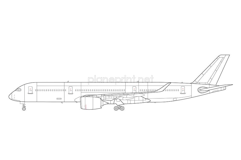 A350-900 Print