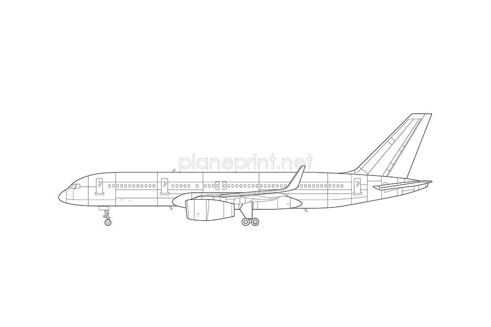 B757-200 Print