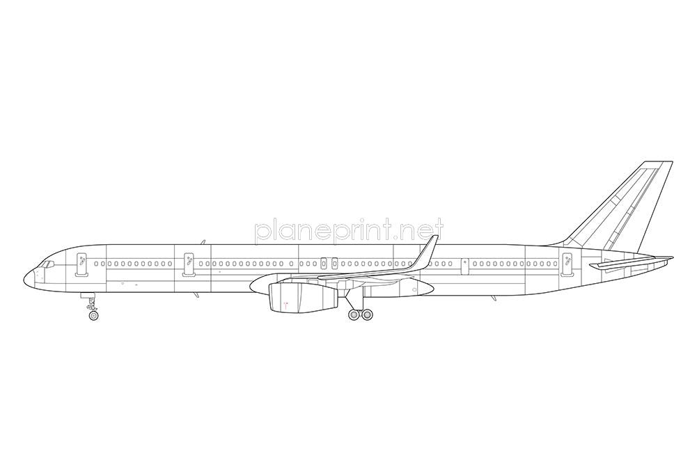 B757-300 Print