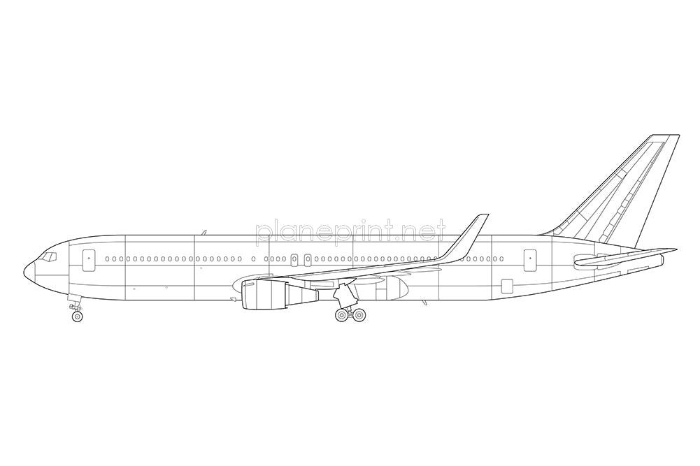 B767-300 Print