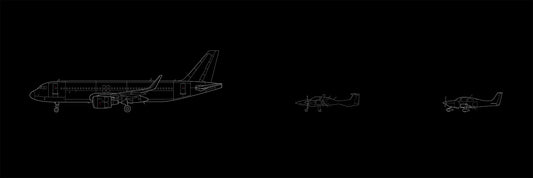 A320 - D42 - SR20 - Panorama Print