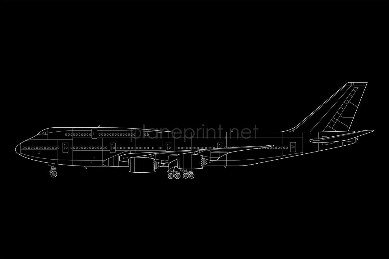 B747-8 Print