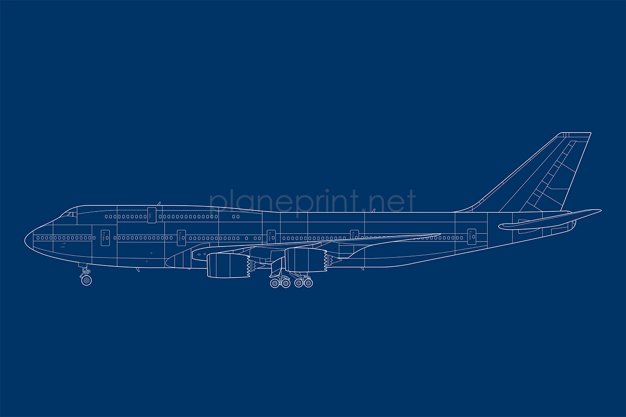 B747-8 Print