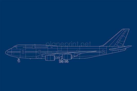 B747-8 Print
