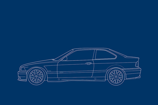 E36 Car Print