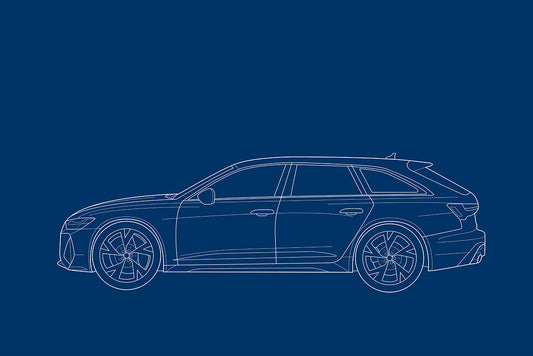 RS6 Car Print