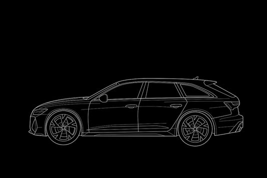 RS6 Car Print