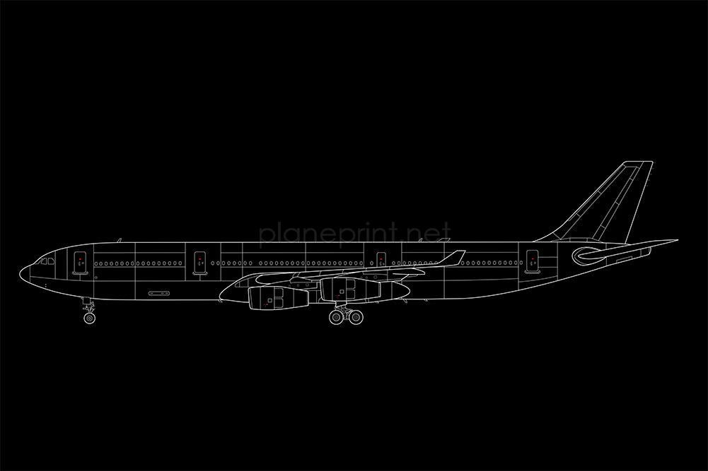 A340-300 Print