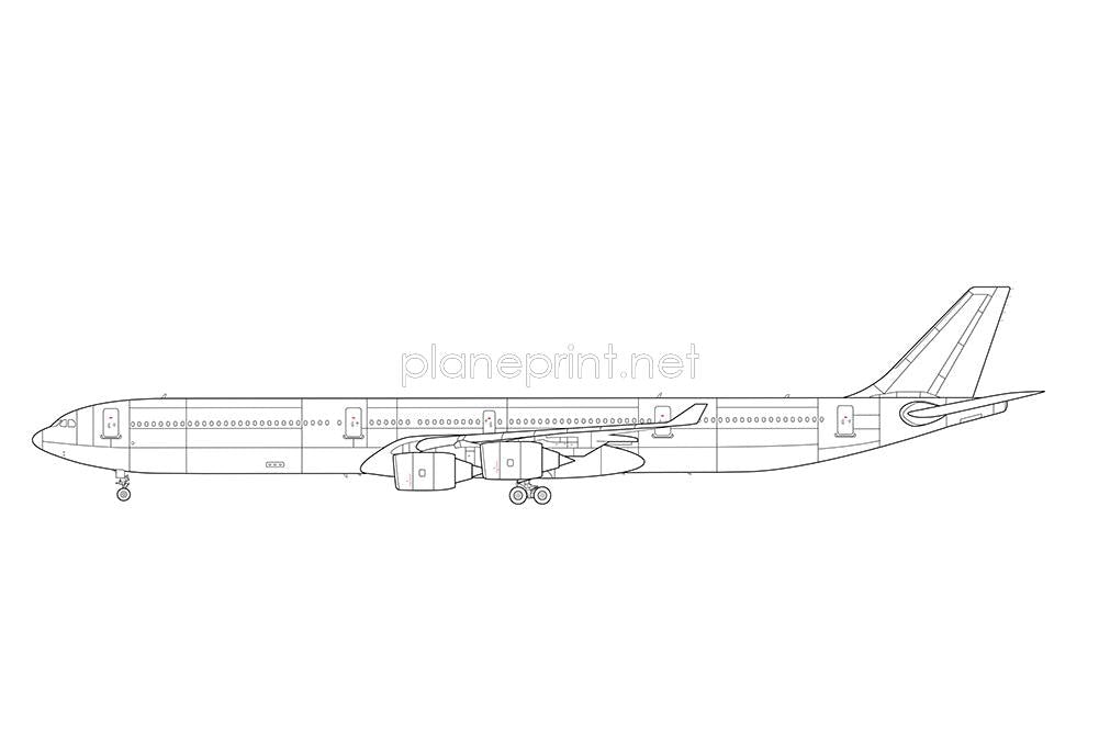 A340-600 Print