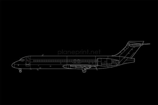 B717-200 Print