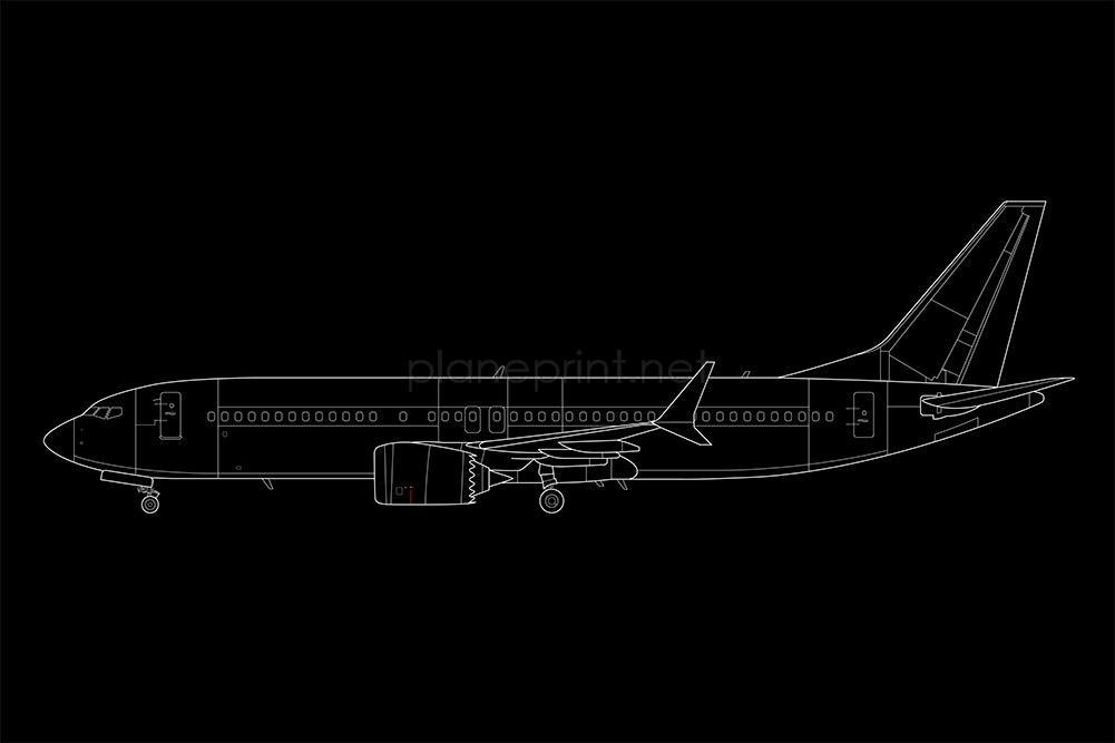 B737 MAX 8 Print