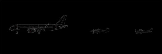 A320 - D42 - C172 - Panorama Print