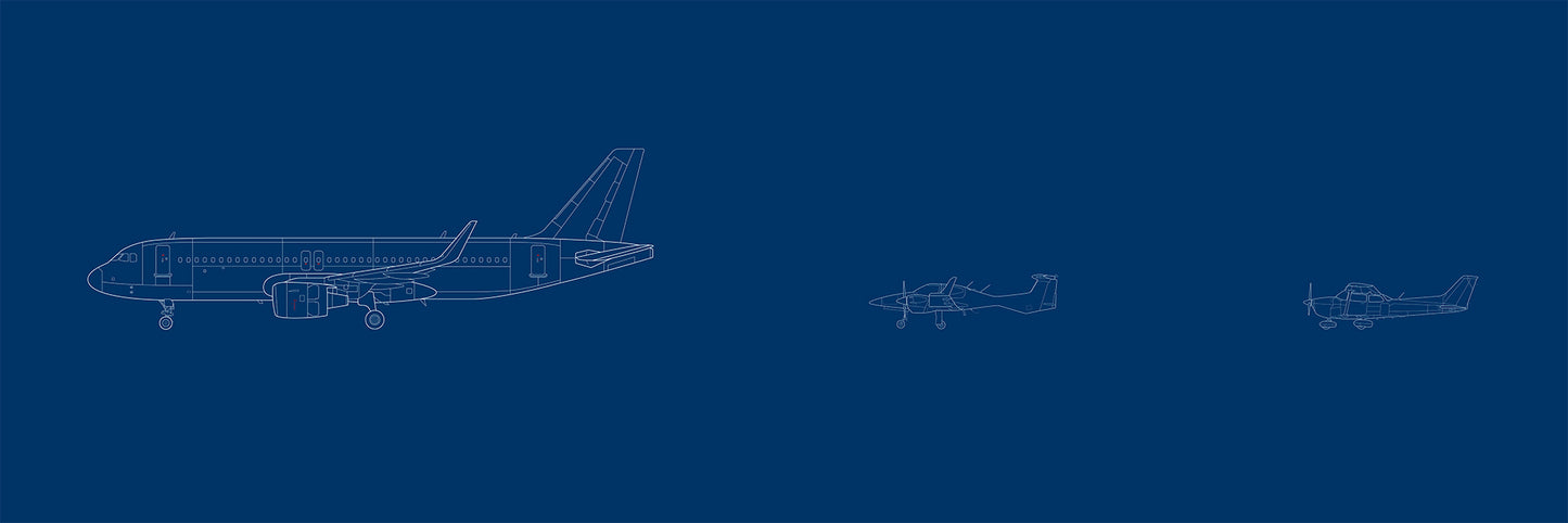 A320 - D42 - C172 - Panorama Print