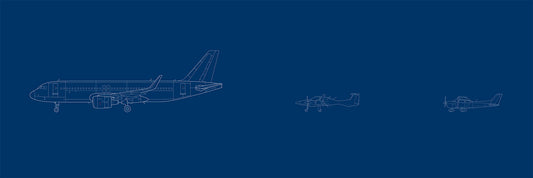 A320 - D42 - C172 - Panorama Print