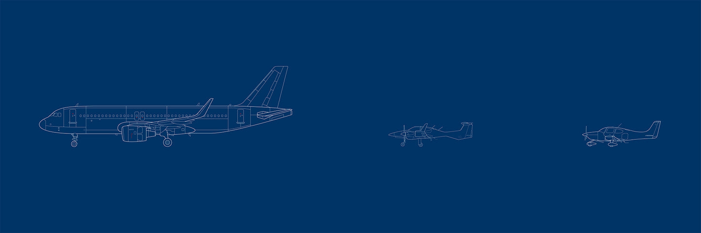 A320 - D42 - SR20 - Panorama Print