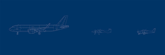 A320 - D42 - SR20 - Panorama Print