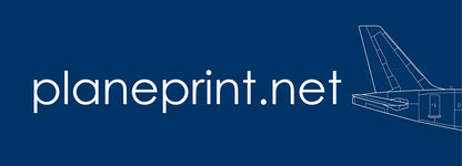 5x planeprint.net Outdoor Sticker