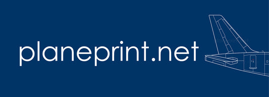 5x planeprint.net Outdoor Sticker